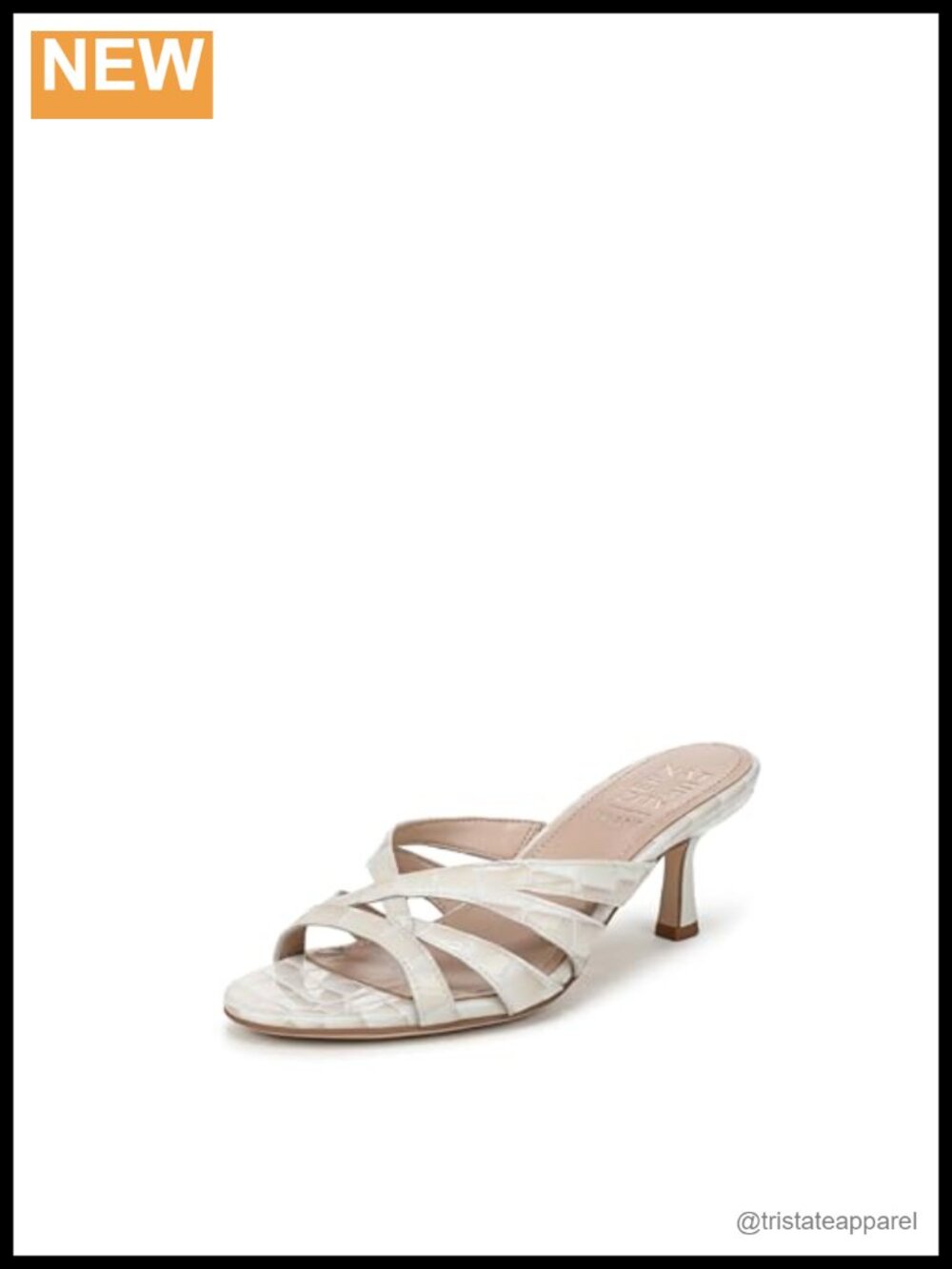 Womens Leather Slide Sandals Crisscross Slip On Open Toe Comfortable